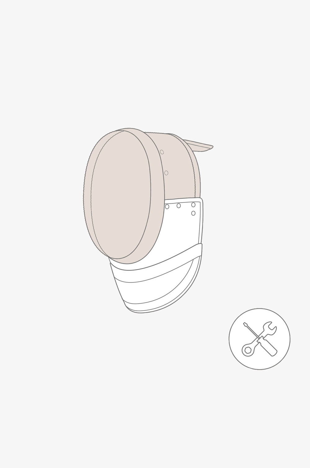 Replacement of the Bib Foil Mask 350N