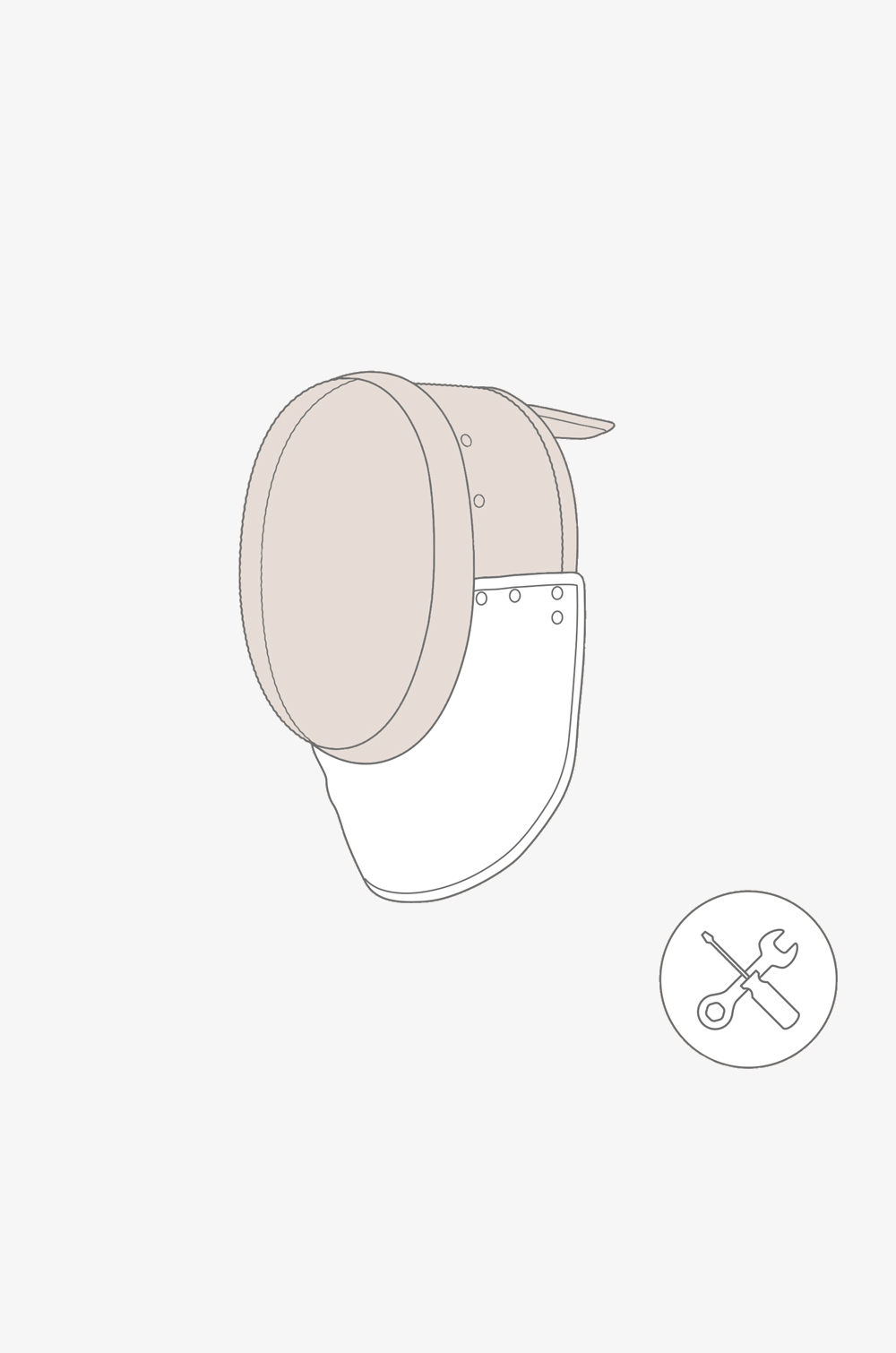 Replacement of the Bib Epee Mask 350 N