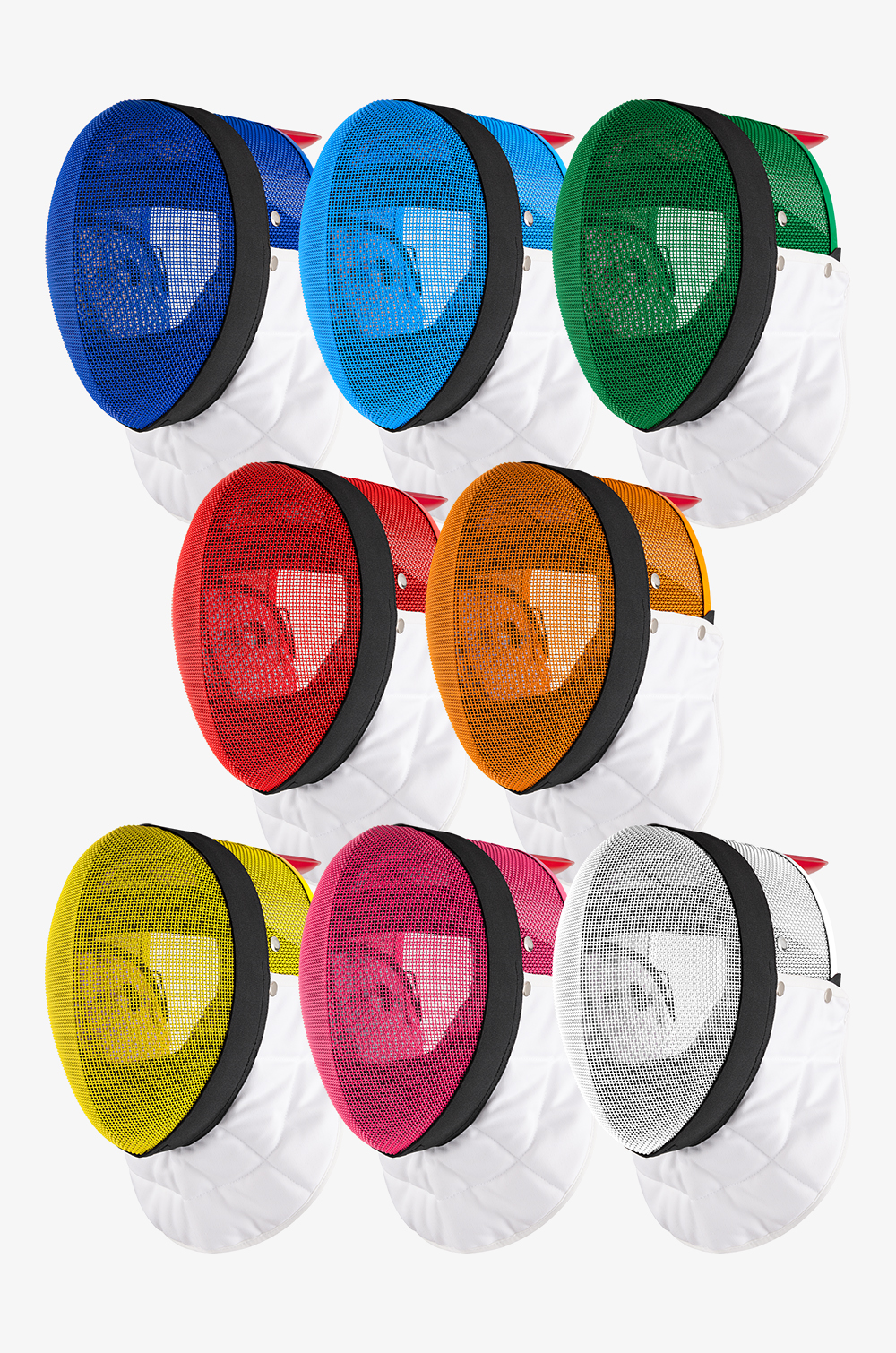 Colorierte Comfort FIE-Degenmaske